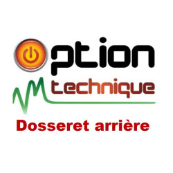 OPTION : DOSSERET ARRIERE...