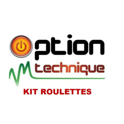 KIT 4 ROULETTES INOX DONT...