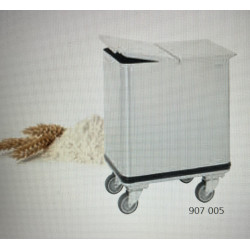 BAC A FARINE INOX 120 LITRES