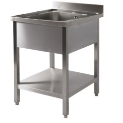 PLONGE EMB.70X70 1 BAC+ETAGERE