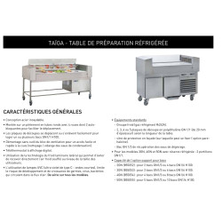 TABLE DE DRESSAGE REFRIGERE...