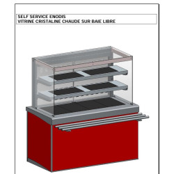 MEUBLE VITRO  2 GN 1/1...